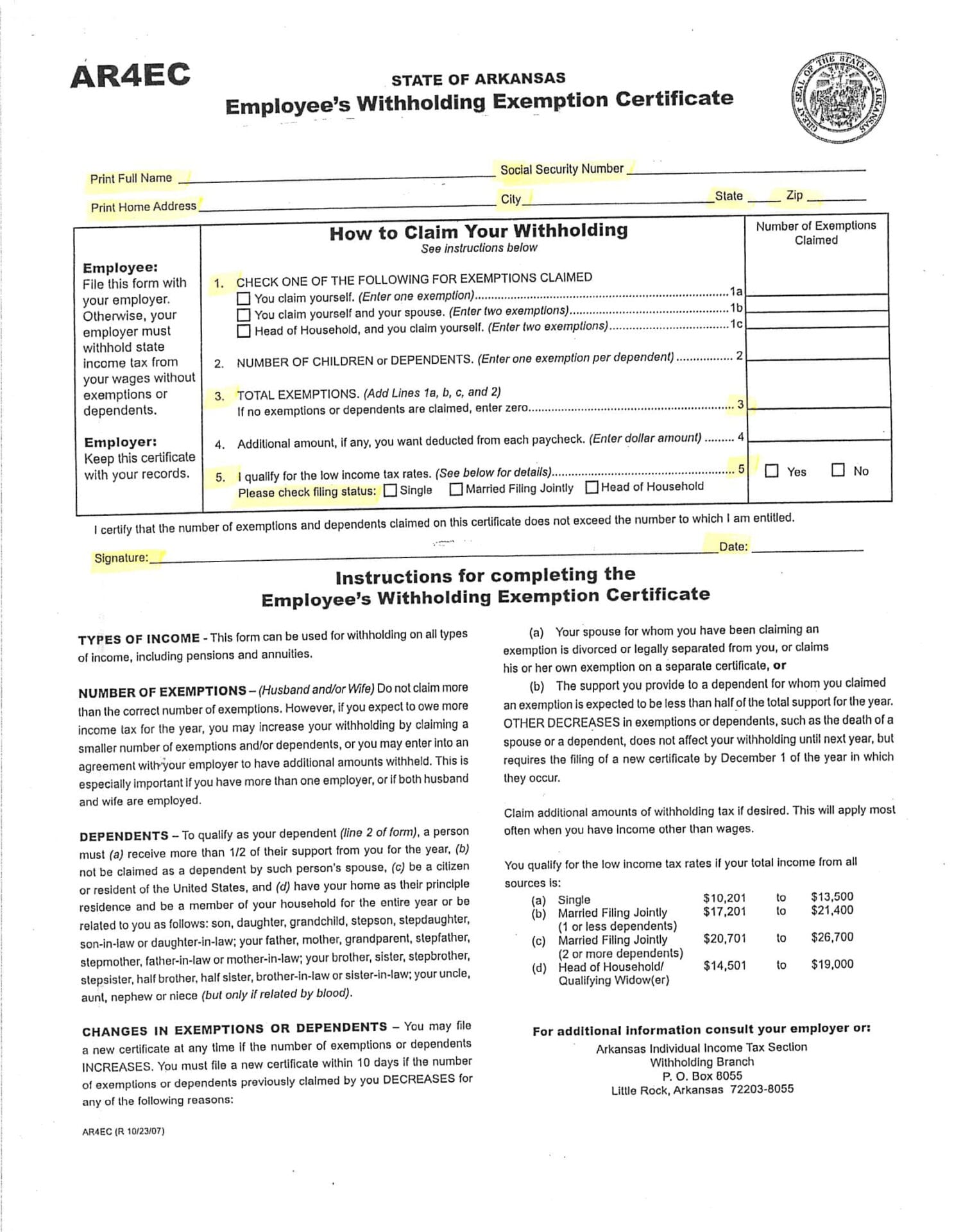 Employment Forms-2